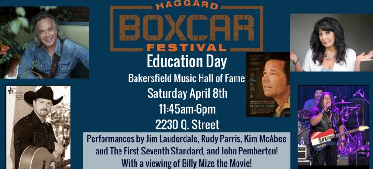 Haggard Boxcar Festival, Education Day!